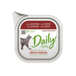 ALMO NATURE CAT DAILY DUCK konservi kaķiem Pīle 100g